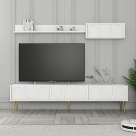Hanah Home Lyon 2 - Blanco y Dorado